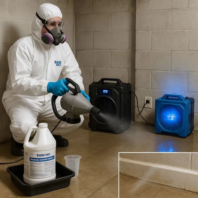 Sanitization and Odor Removal process in Forsyth County, NC